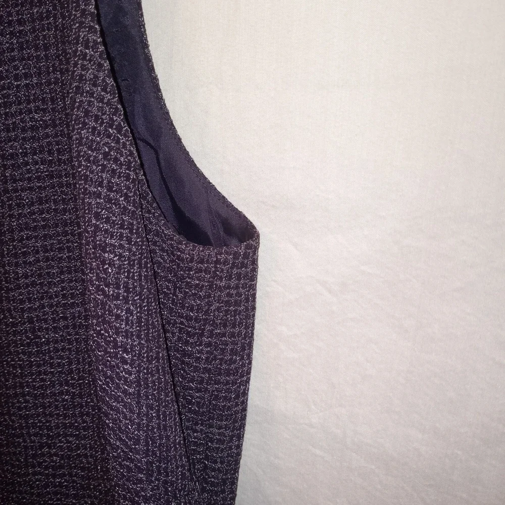Jessica Howard Purple 2 Piece Dress Set Jacket Blazer‎ Sheath Midi Size 8